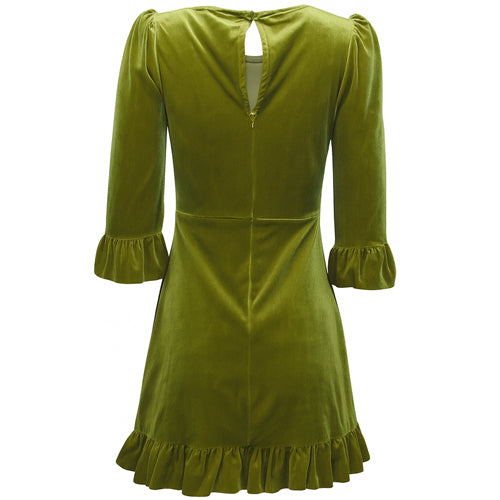 Forever 21 - Velvet Ruffle Dress