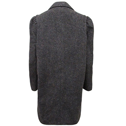Herringbone Wool Coat