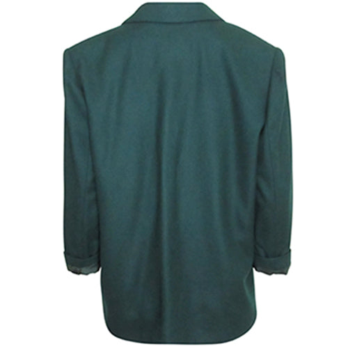 Petite Emerald Wool Blazer