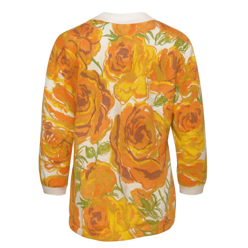 Bob Mackie - WEARABLE ART - Floral Cardigan
