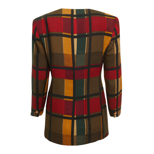 JONES NEW YORK - PETITE - PLAID BLAZER