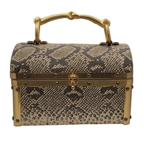 Vintage Rosenfeld Italian-Made Box Handbag