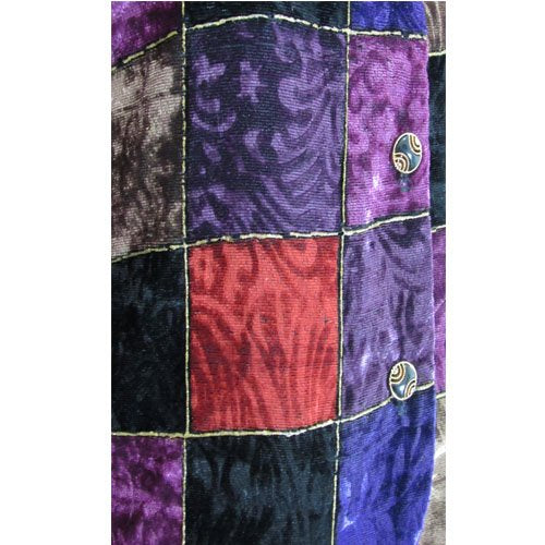 BEDFORD FAIR lifestyles - Velvet Mosaic Sheer-Sleeve Jacket