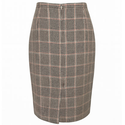 ANN TAYLOR - Wool Plaid Pencil Skirt