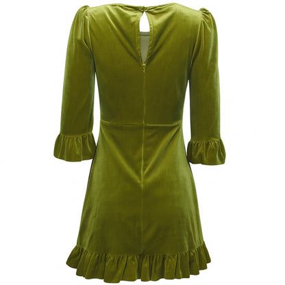 Forever 21 - Velvet Ruffle Dress