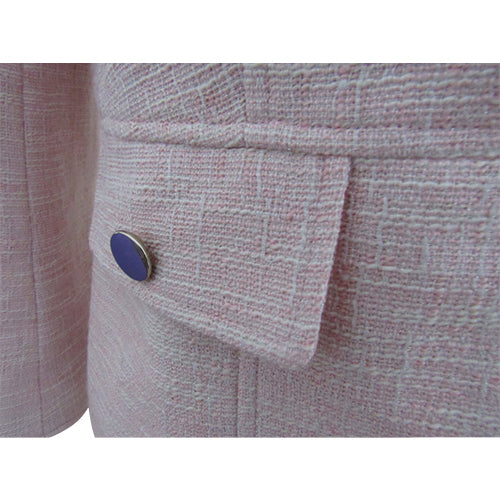 Pink Tweed Bouclé Blazer