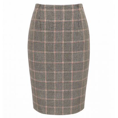 ANN TAYLOR - Wool Plaid Pencil Skirt