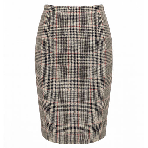 ANN TAYLOR - Wool Plaid Pencil Skirt