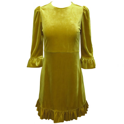 Forever 21 - Velvet Ruffle Dress