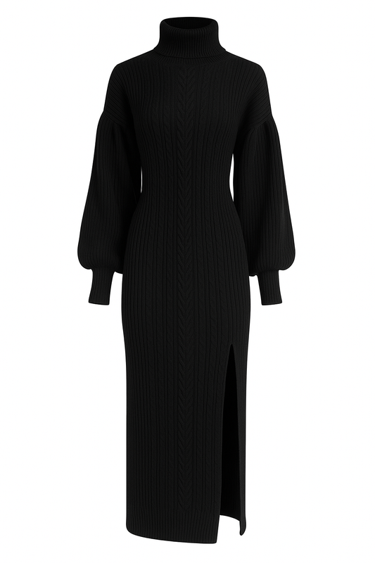 The Shadow Stitch Sweater Dress