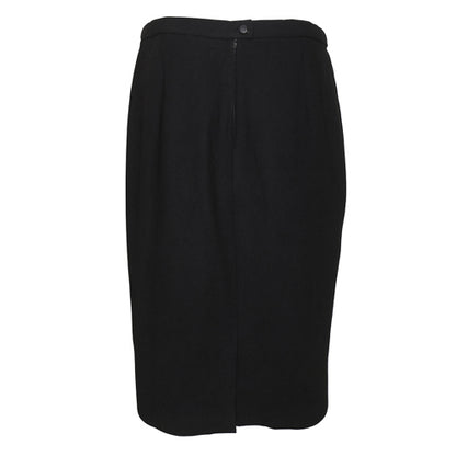 Vintage 80s/90s Wool Midi Skirt – Made in USA