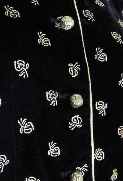 Norton McNaughton Petite - Velvet Embroidered Jacket