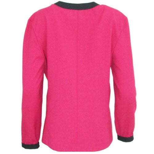 Natalie - Vintage Contrast Trim Blazer / Jacket