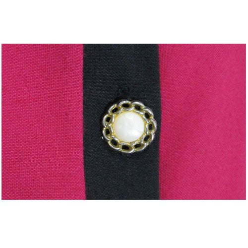 Natalie - Vintage Contrast Trim Blazer / Jacket