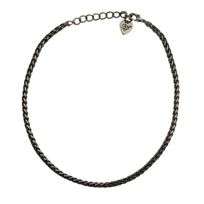 Betsey Johnson Vintage Chain Necklace – Heart Tag Detail